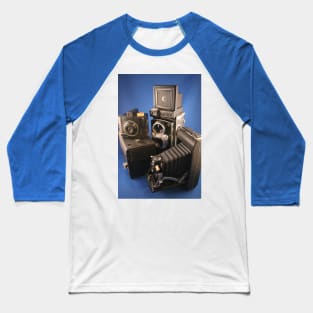 Vintage Cameras Baseball T-Shirt